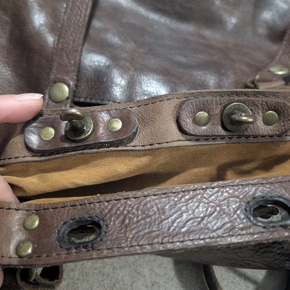 Patricia Nash Benvenuto Tote In Brown Distressed Italian Leather - Picture 6 of 16